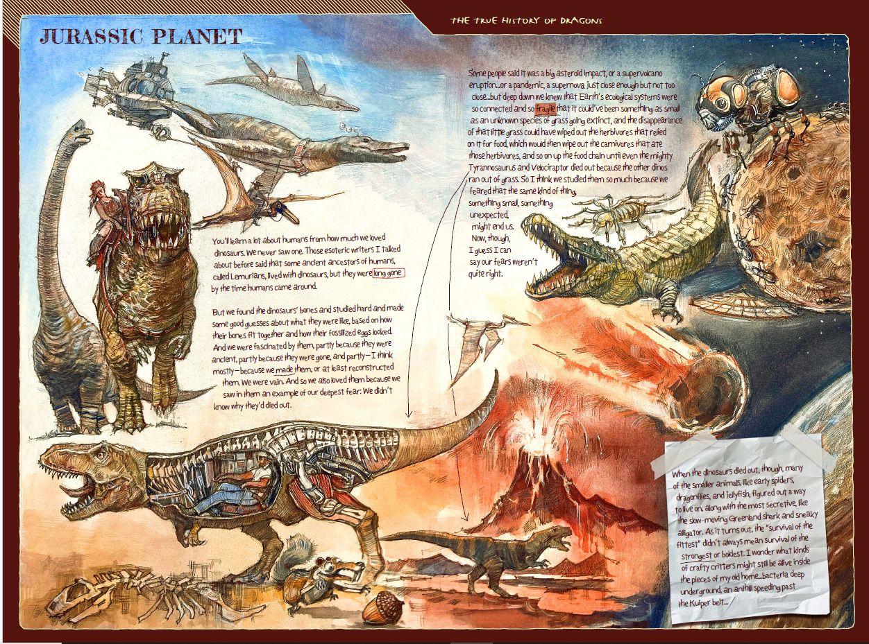 Pagina d'esempio del libro - "Jusarric Planet"