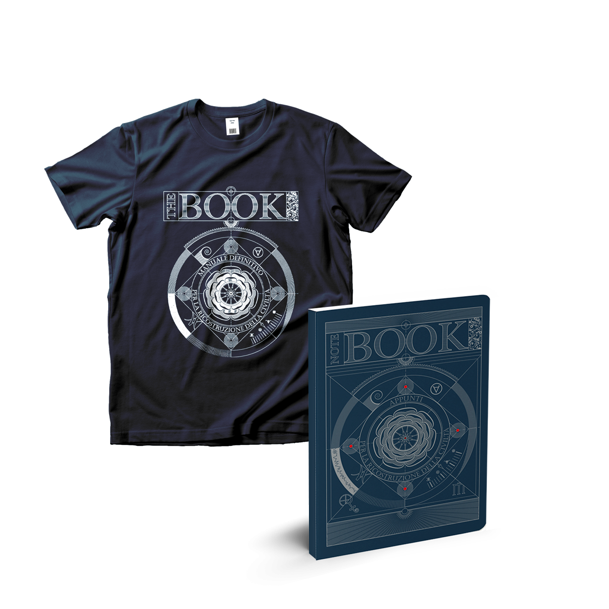 Libro + quaderno + T-Shirt