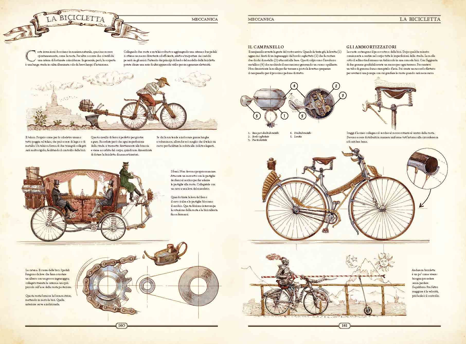 Pagina d'esempio del libro - "La bicicletta"